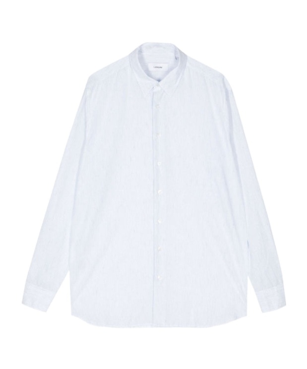Lardini Pinstriped Long-sleeve Shirt In White