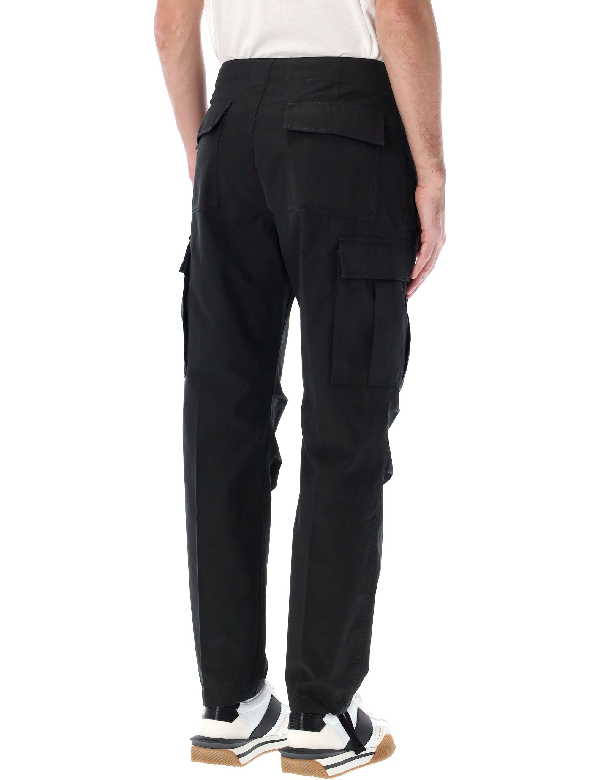 Tom Ford Lightweight Cargo Pants In Black