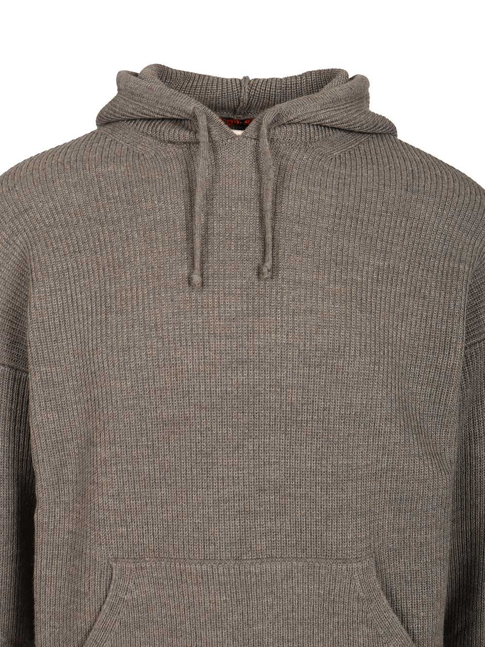 Barena Venezia Hooded Sweater In Gray