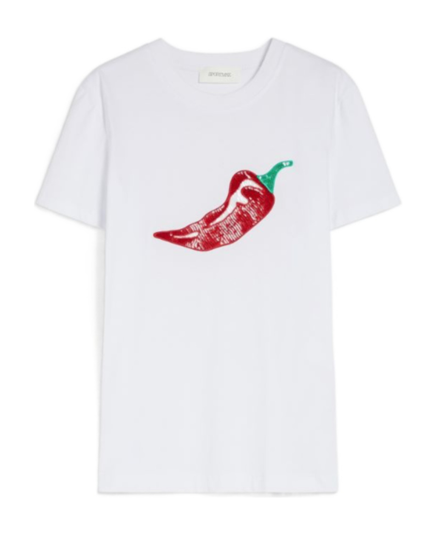 Sportmax Logo Short-sleeved T-shirt In Red