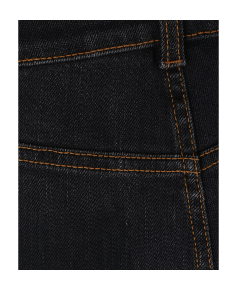 Alexander Mcqueen Logo-patch Bootcut Jeans In Blue