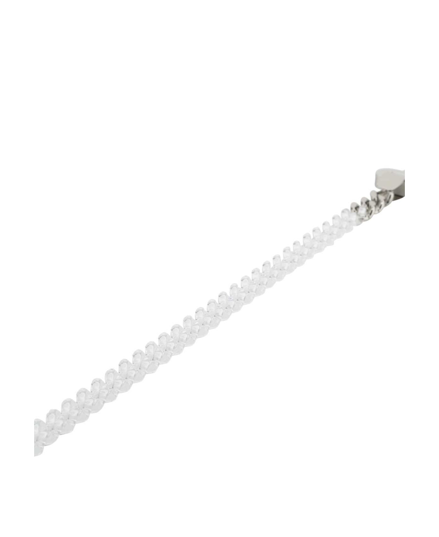 Alyx Rollercoaster Buckle Necklace In White