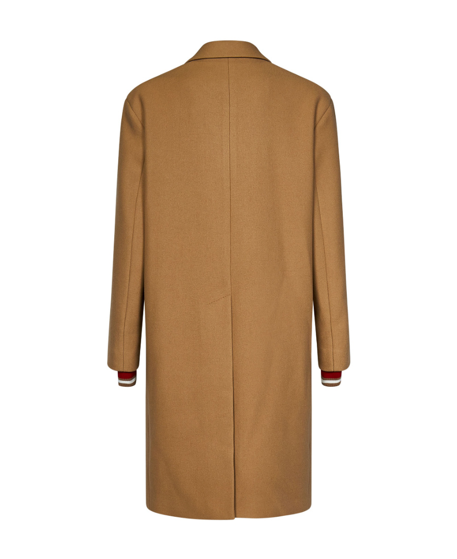 Dsquared2 Number Patch-detail Coat In Brown