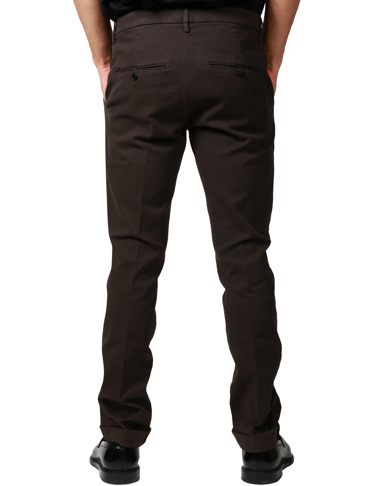 Dondup Belt Loops Slacks In Black