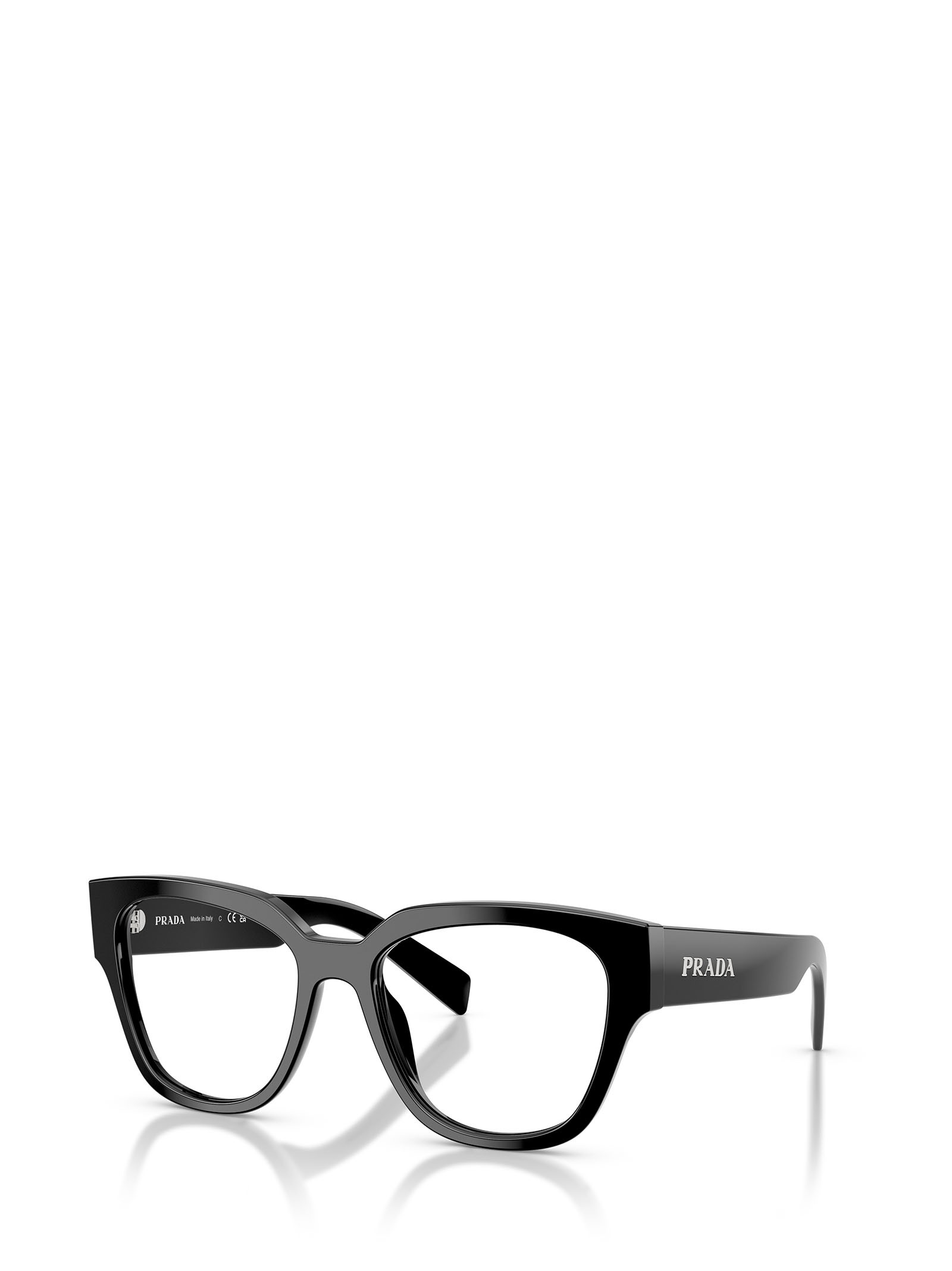 Prada Full Frame Plain Mirror In Black