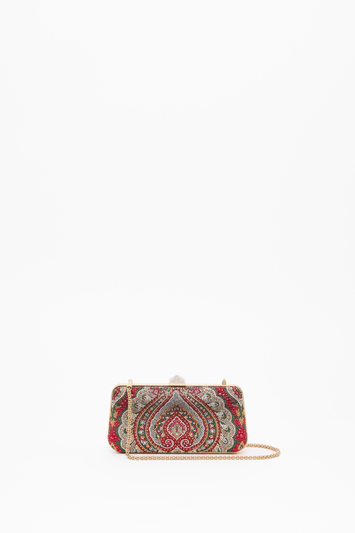 Valentino Patterned Shoulder Bag In Brown
