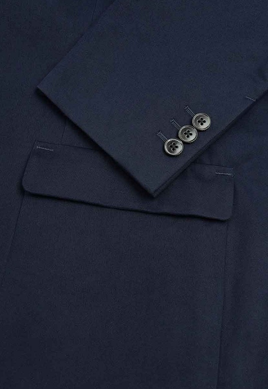 Gucci Lapel Suit Jacket In Blue