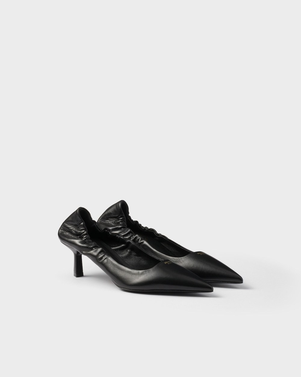 Prada With Heel Black In Black