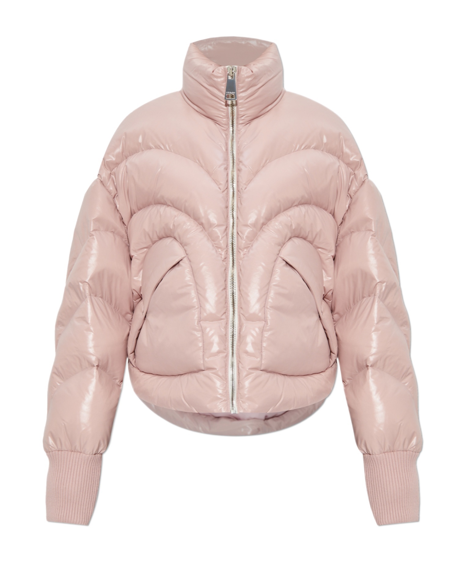 Khrisjoy Long-sleeved Down Jacket In Nude