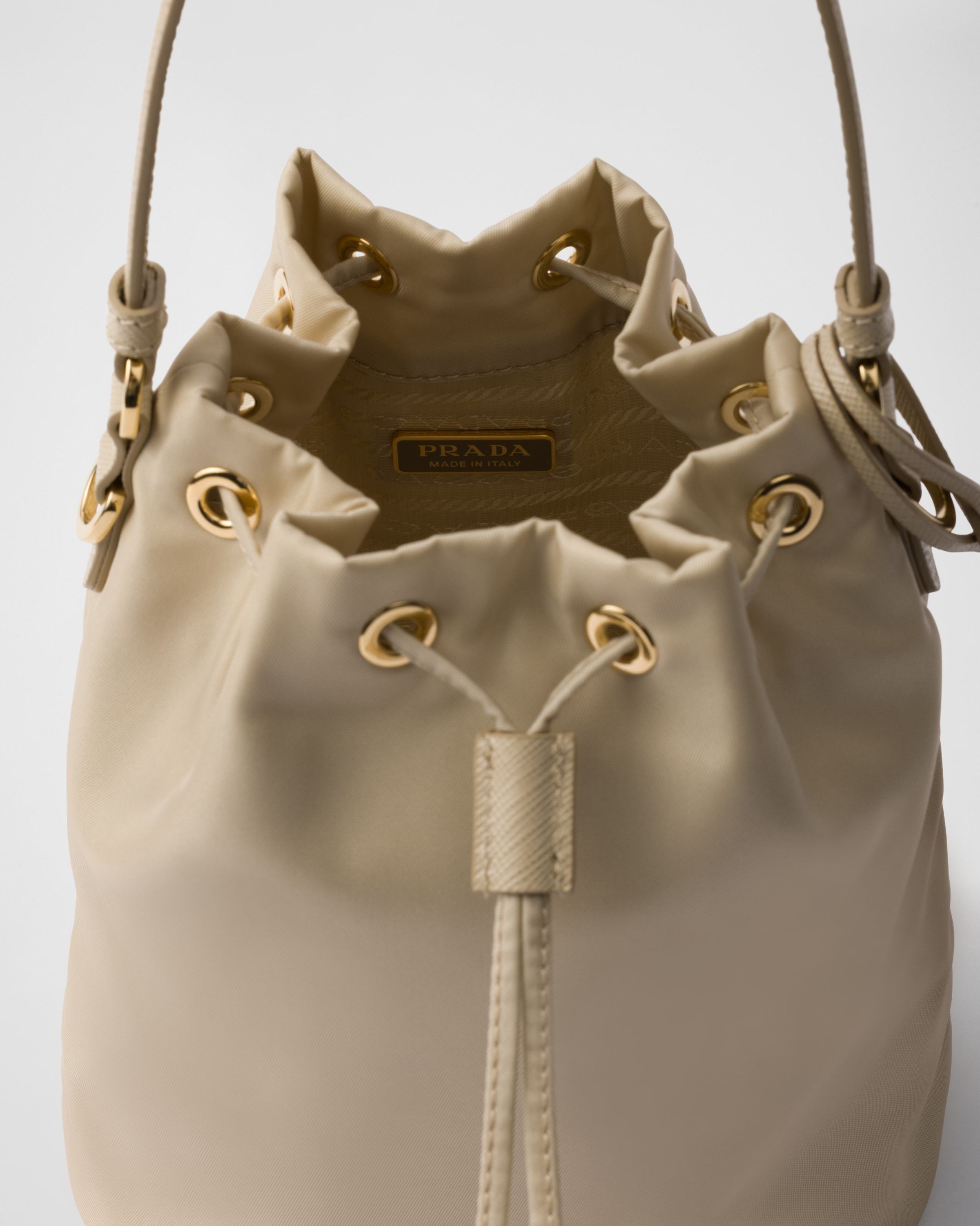 Prada Re-edition 1978 Mini Shoulder Bag In Desert Yellow