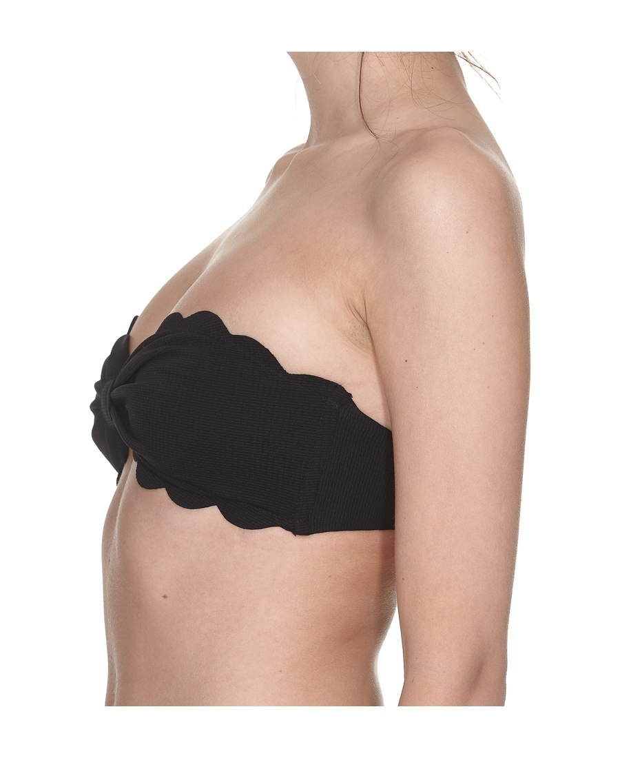 MARYSIA ANTIBES SCALLOPED-EDGE BIKINI TOP