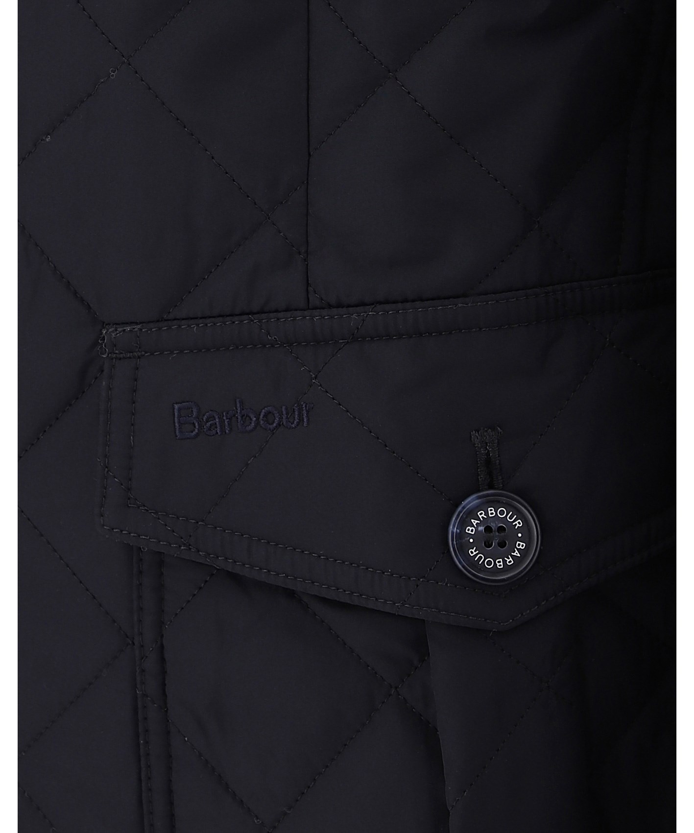 Barbour Lutz Quilted Jacket In Blue