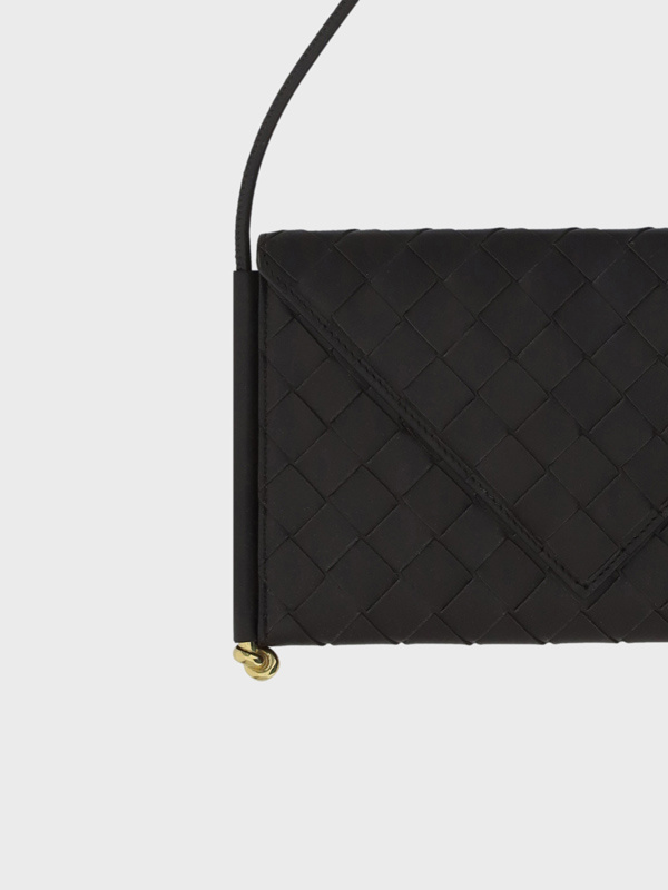 Bottega Veneta Solstice Shoulder Bag In Black