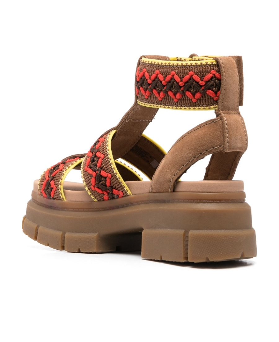 Ugg Ashton Heritage Braid Sandal In Brown