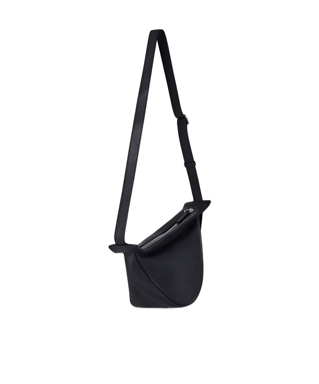 The Row Small Slouchy Banana Shoulder Bag In Black