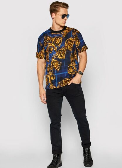 Versace Jeans Logo Jeans In Black