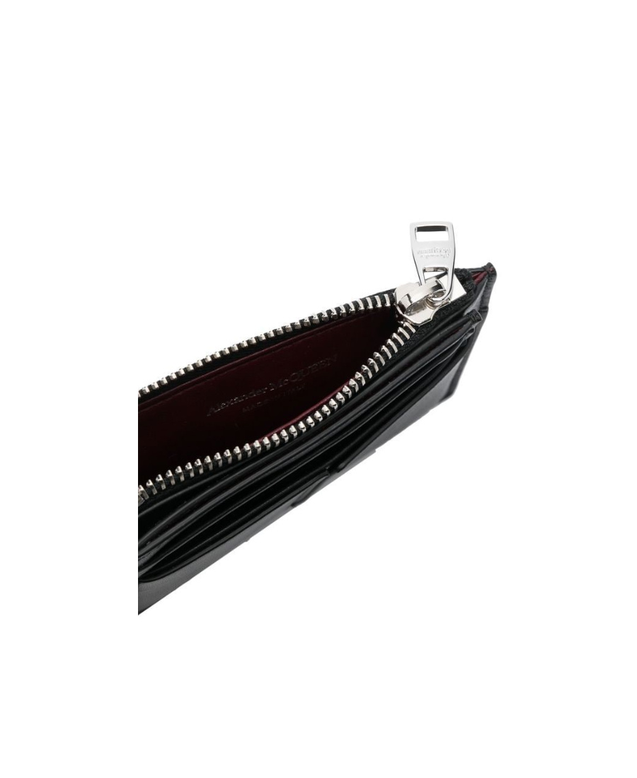 Alexander Mcqueen Men's Card Holder In Black