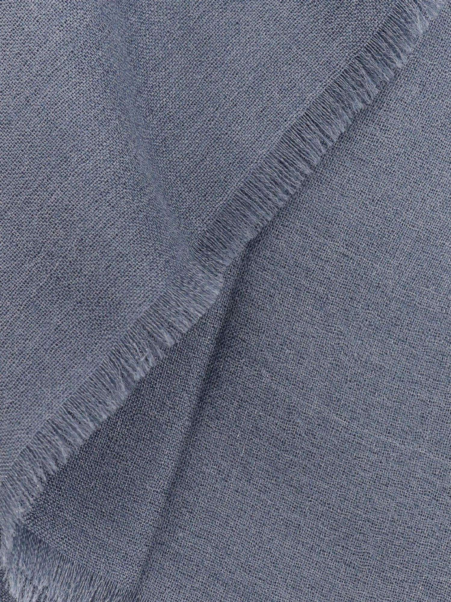 Brunello Cucinelli Cashmere And Silk Sparkling Scarf In Gray