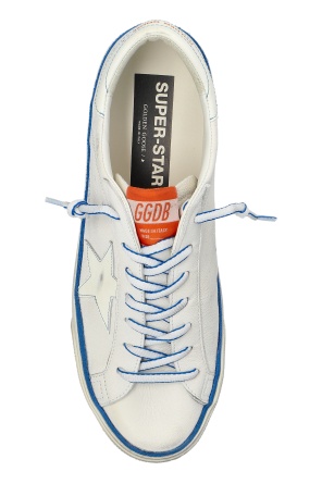 Golden Goose Super Star Classic With List Leather Sneakers In Gray