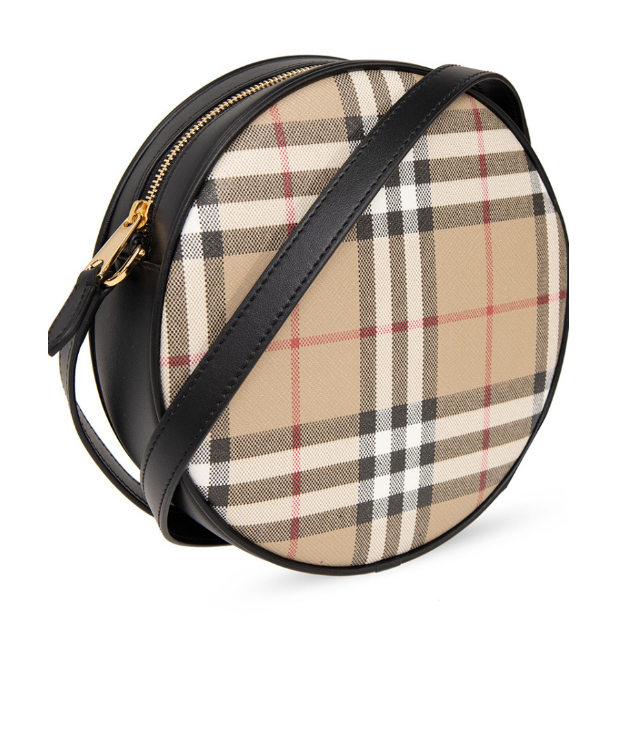 Burberry Women Printed E-canvas Louise Crossbody Bag In Nude