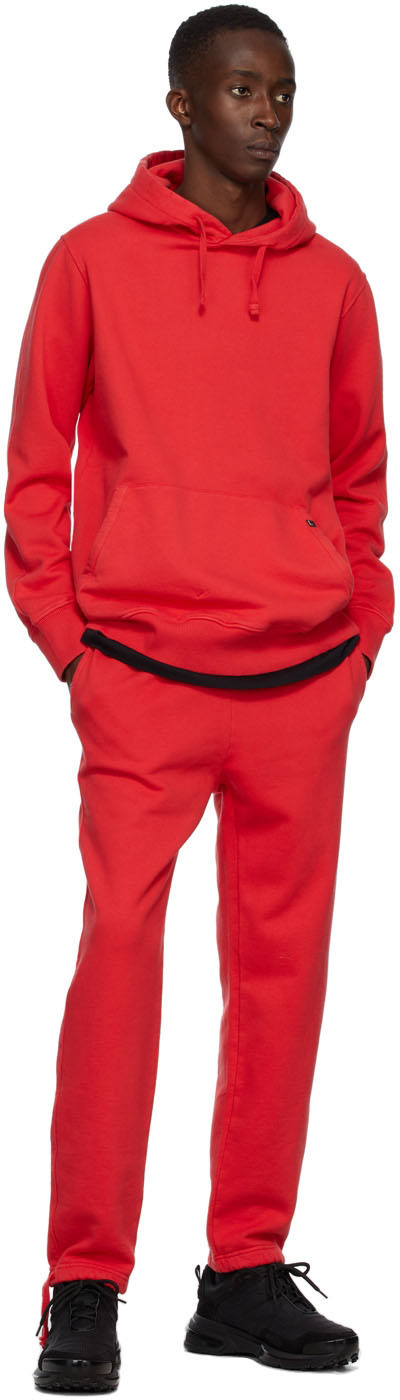 Alyx Draw-cord Strap Sweatpants In Red