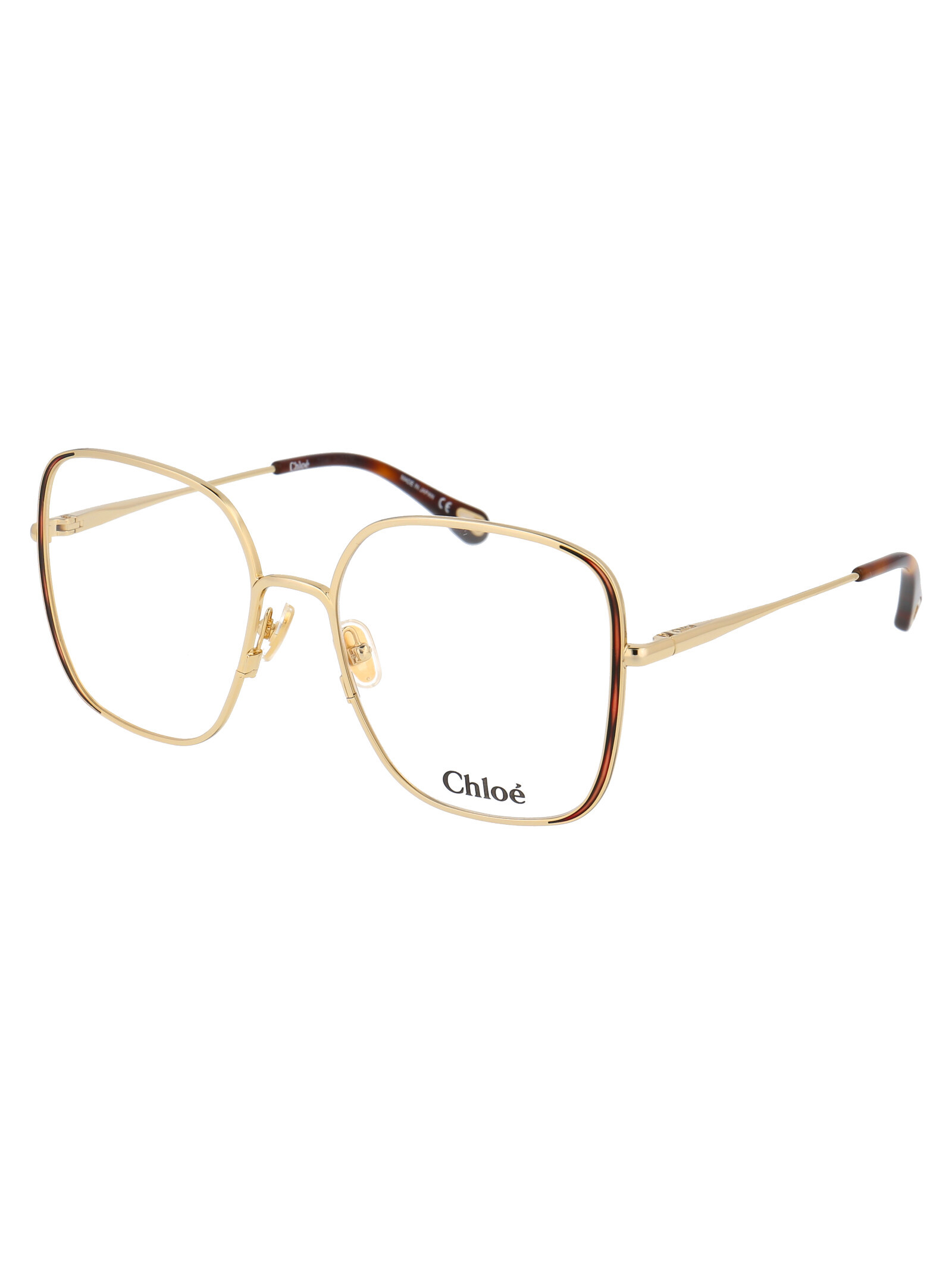 Chloé Oversize-frame Glasses In Nude