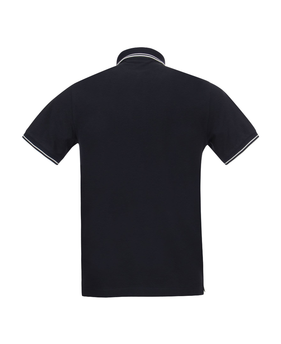 Stone Island Polo Shirt In Blue