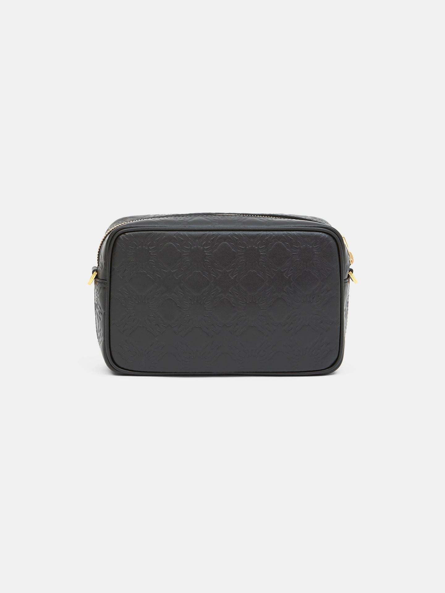 Amiri Ma Quad Embossed-pattern Messenger Bag In Black
