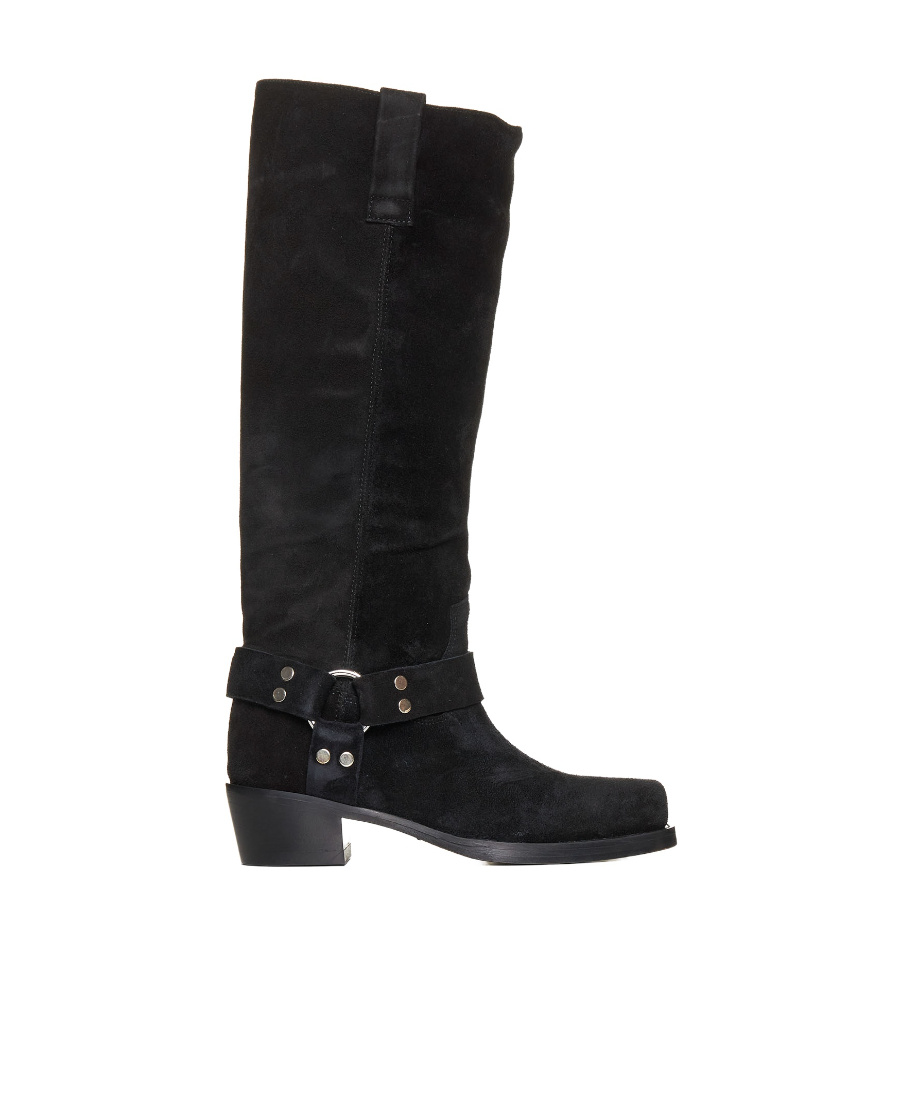 Paris Texas Black Roxy 45 Tall Boots In Black