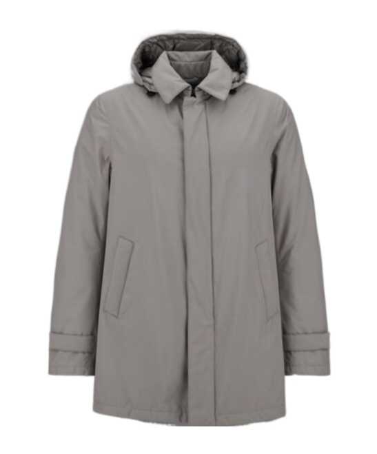 Herno Men's Laminar 2-layer Goretex Coat In Gray