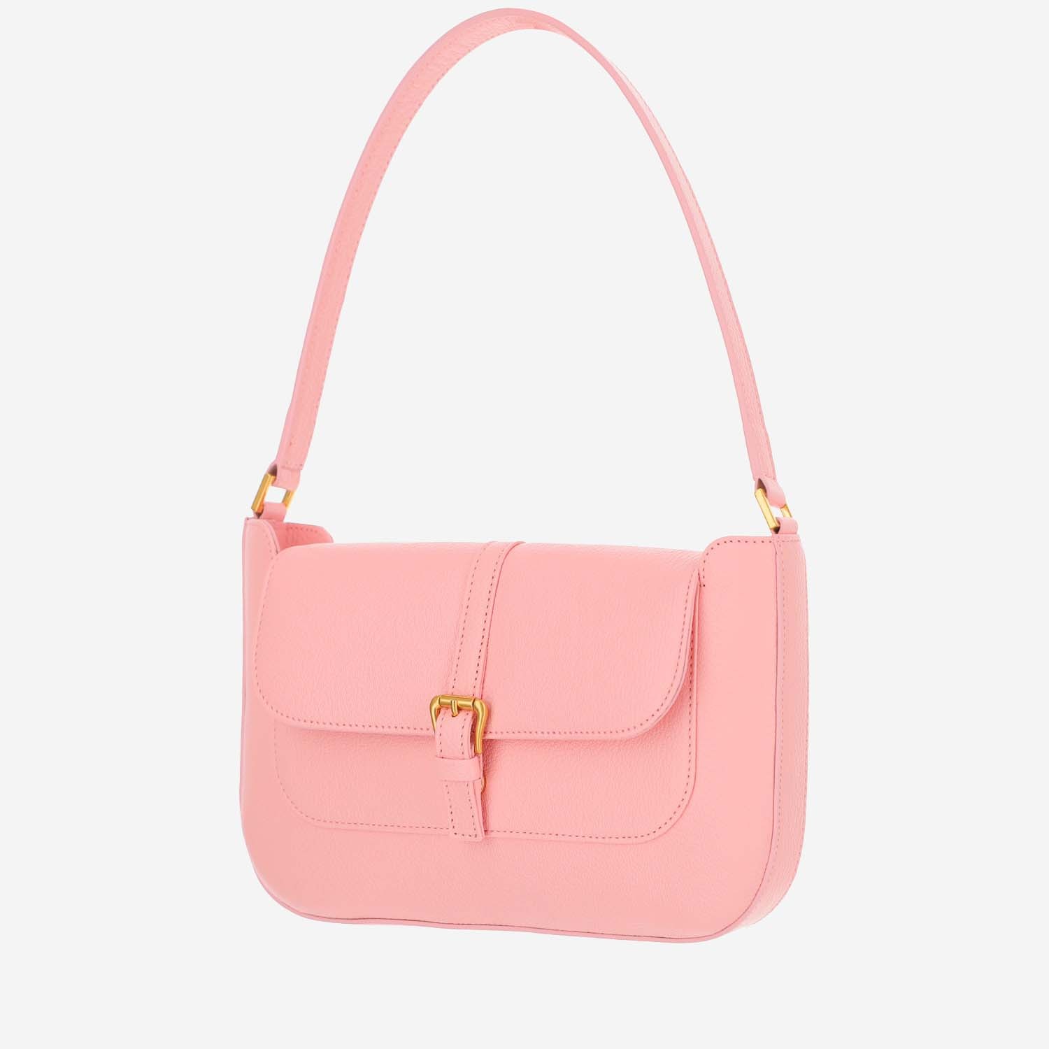 By Far Logo Handbag In Pink