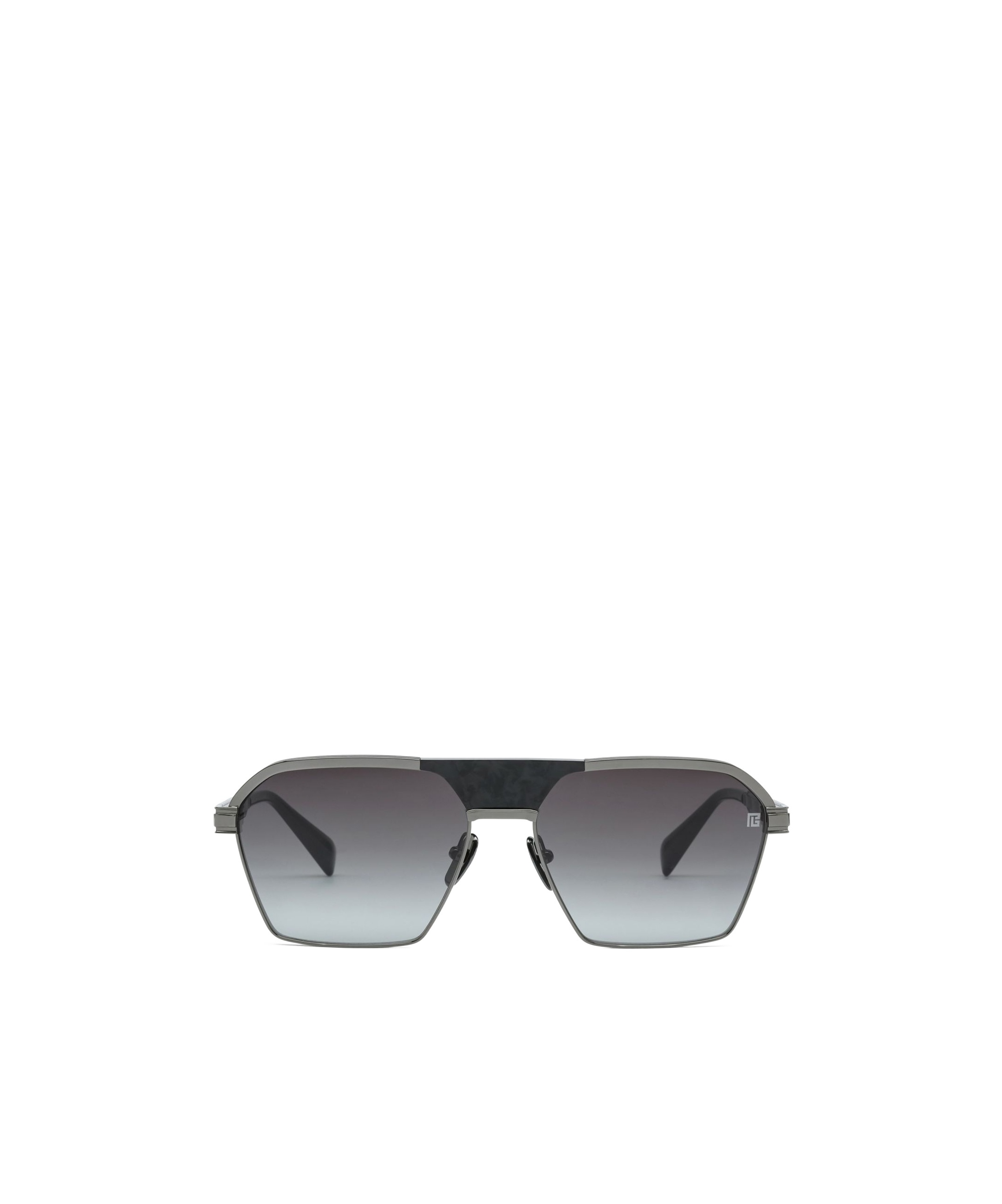 Balmain Sergeant Sunglasses In Gray