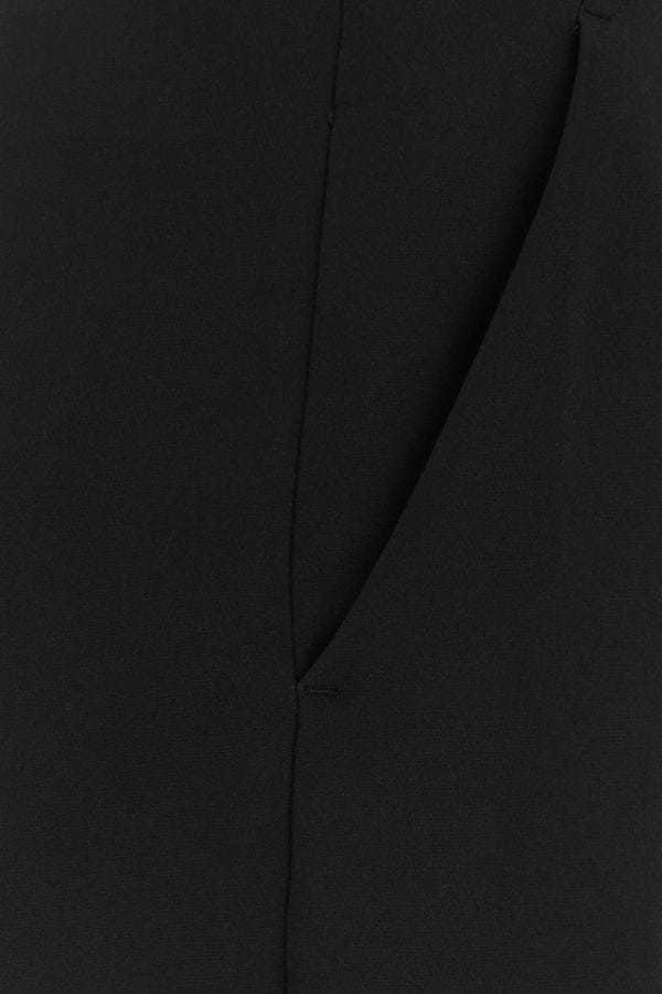 Ermanno Scervino Pressed-crease Flared Trousers In Black