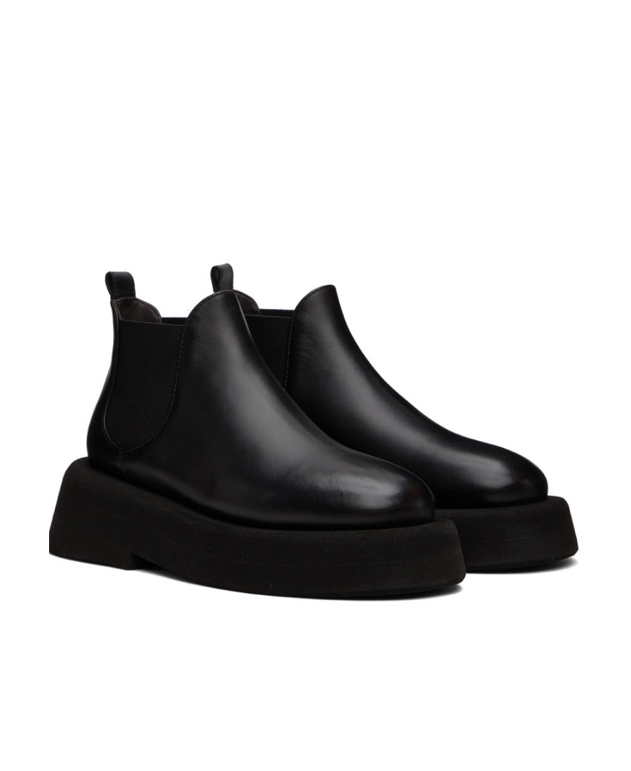 Marsèll Black Gommellone Chelsea Boots In Black
