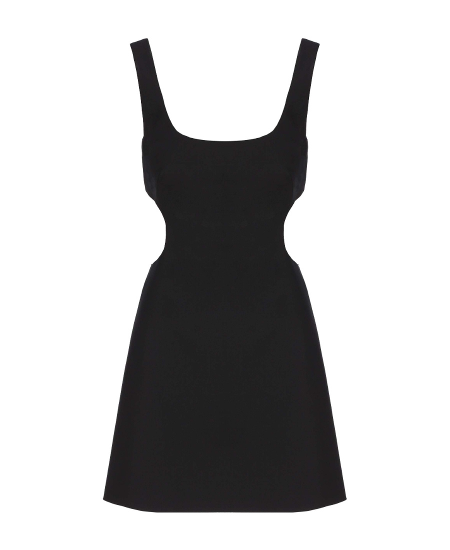 VALENTINO CUT-OUT A-LINE MINI DRESS