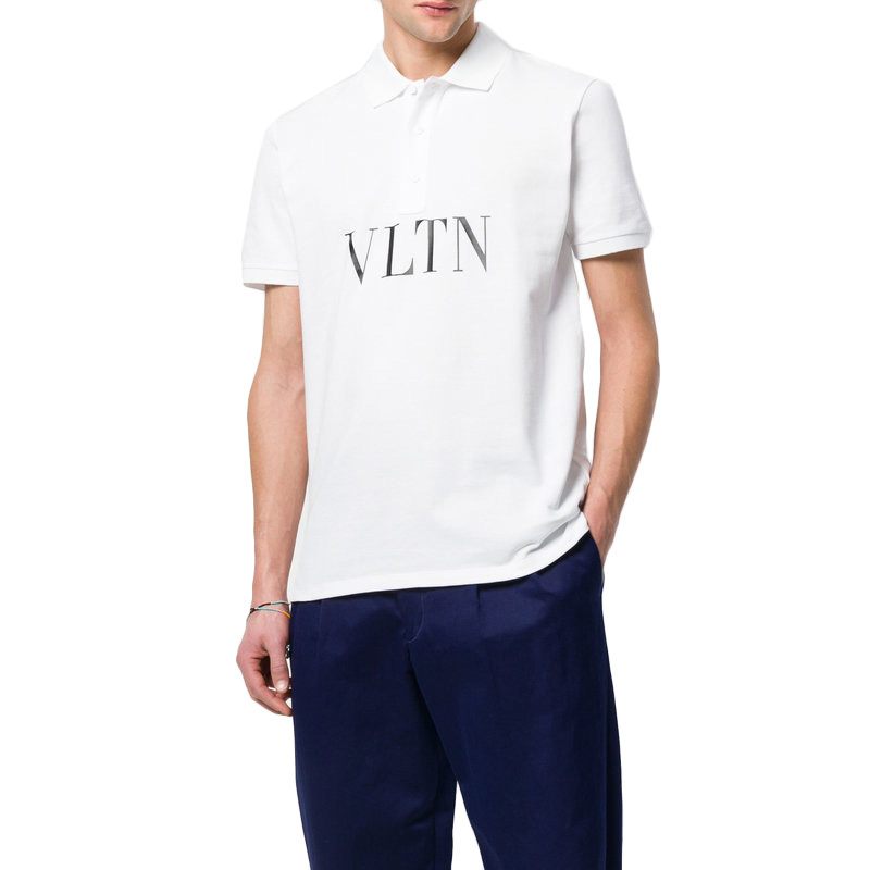 VALENTINO VLTN PRINT POLO SHIRT