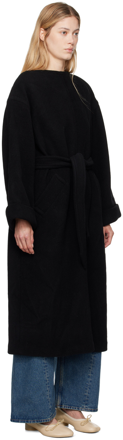Mm6 Maison Margiela Lace Wool Dress In Black