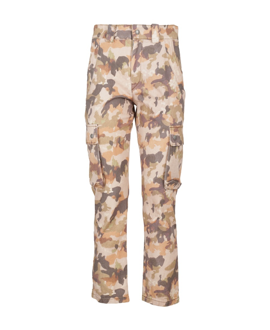Shop Isabel Marant Logo Casual Pants In Nude