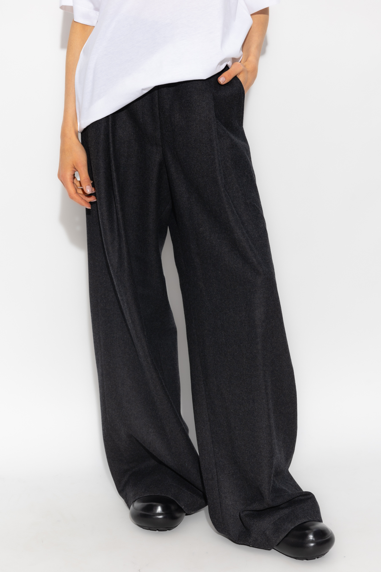 Dries Van Noten Wide-leg Trousers In Black
