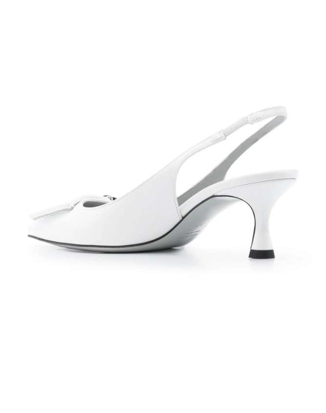 Shop Roberto Festa 50mm Medina Pumps In White