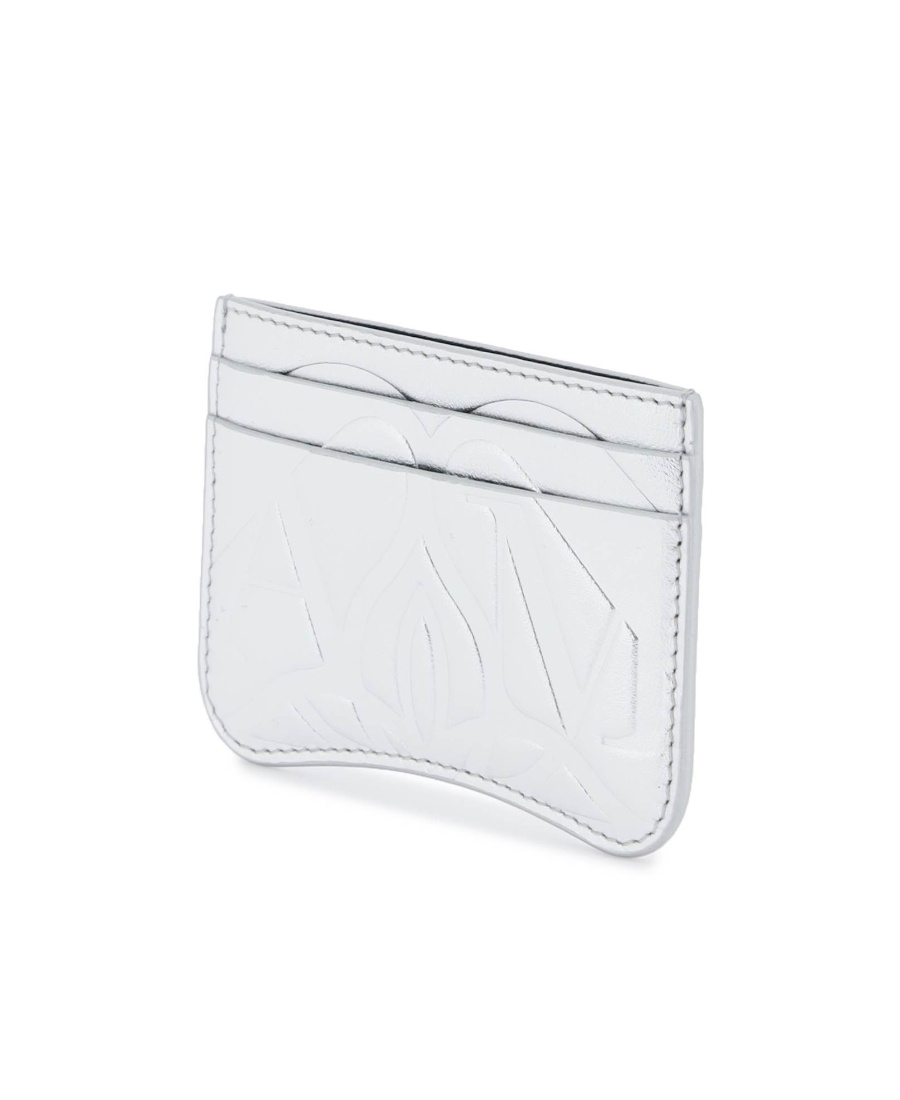 Alexander Mcqueen The Seal Leather Clip In White
