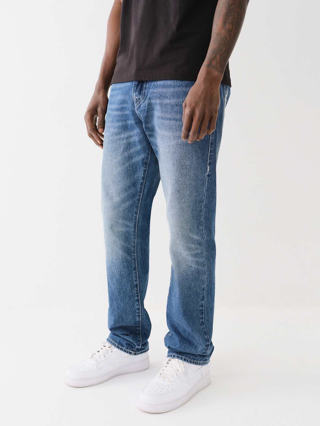 TRUE RELIGION BELT-LOOP JEANS