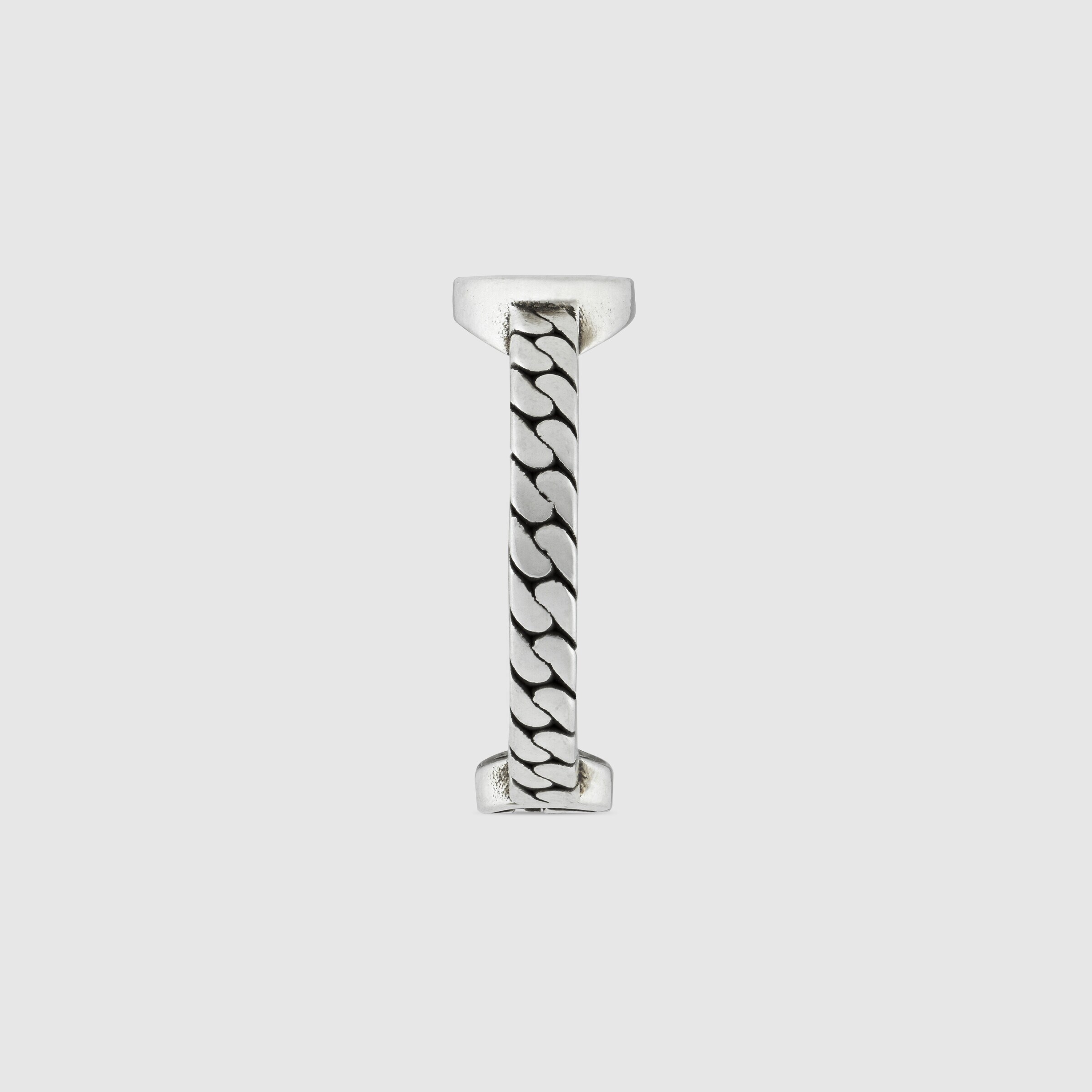 Gucci Thin Interlocking G Ring In Neutral
