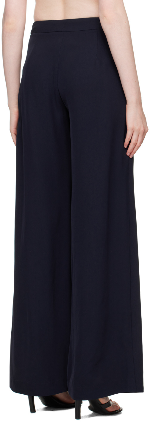 St Agni Navy Wrap Trousers