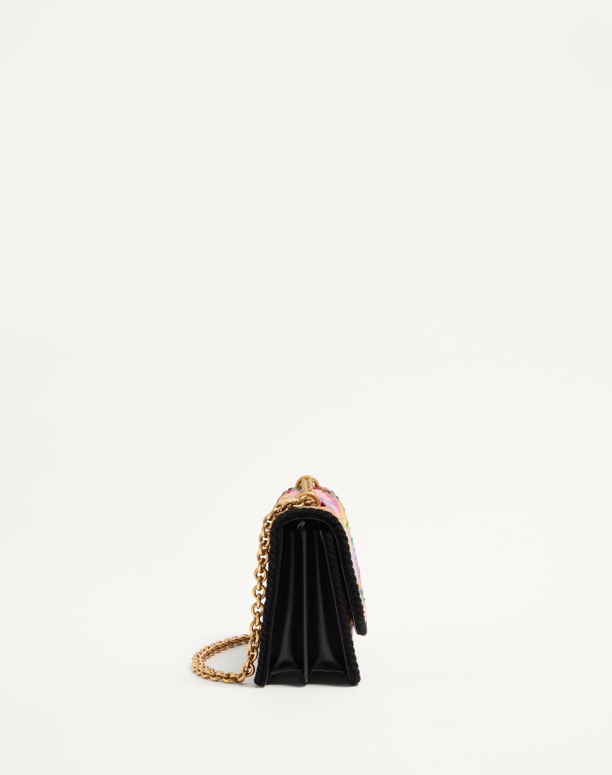Valentino Garavani Garavani Vain Embroidered Shoulder Bag Woman Multicolour Uni In Multi