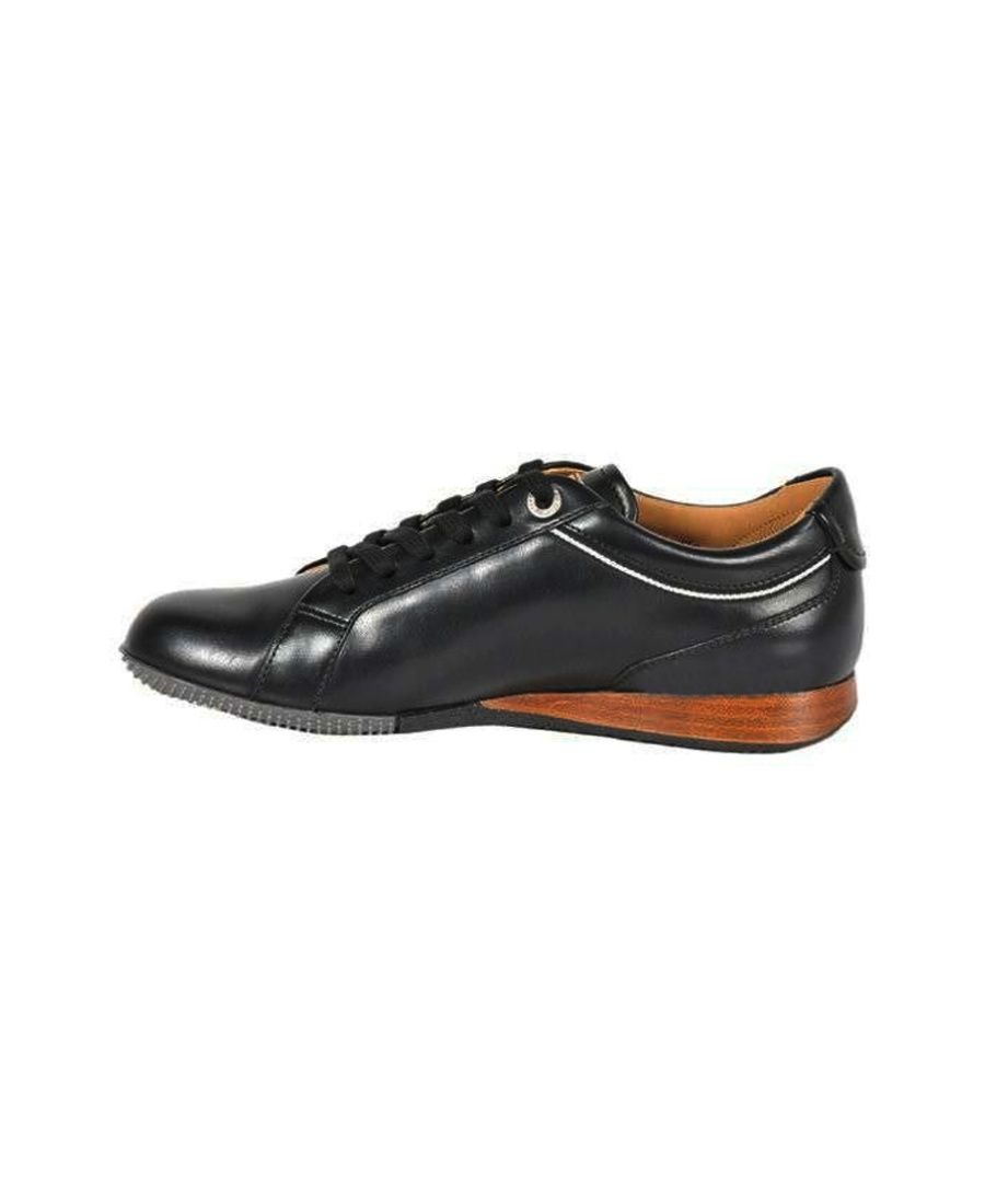 Bally Logo Details Casual Sports Shoes In Black
