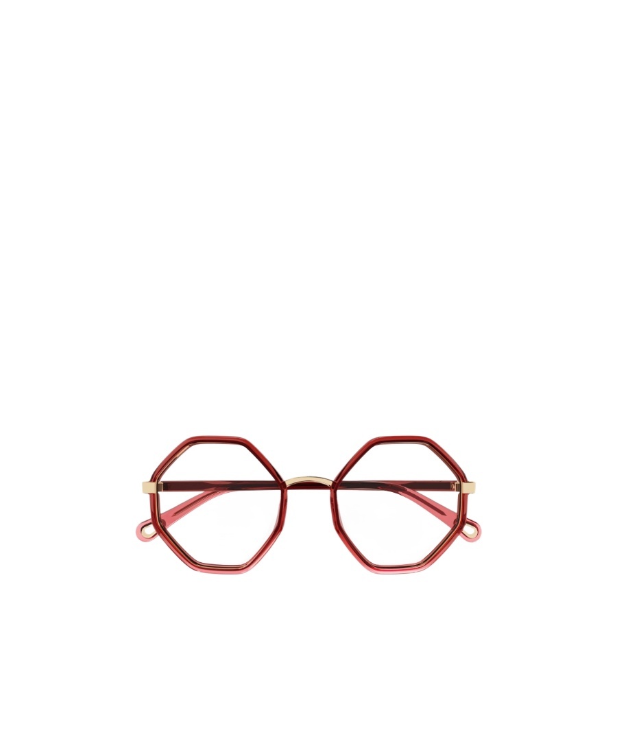 CHLOÉ HEXAGONAL-SHAPED FRAME GLASSES