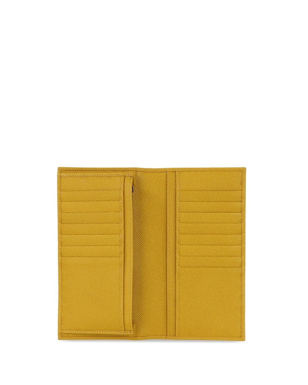 Dolce & Gabbana Logo Details Wallet In Yellow