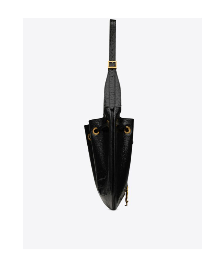Saint Laurent Paris Vii Medium Shoulder Bag In Black