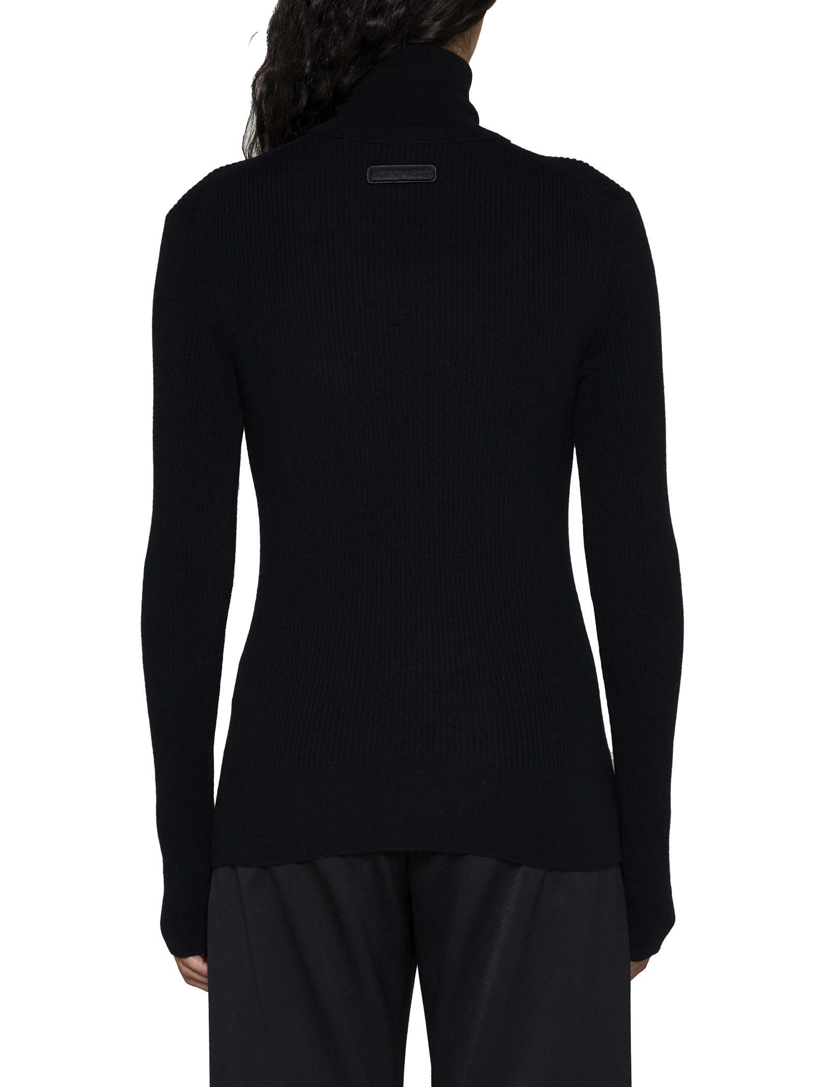 Canada Goose Georgian Wool Jumper In Black